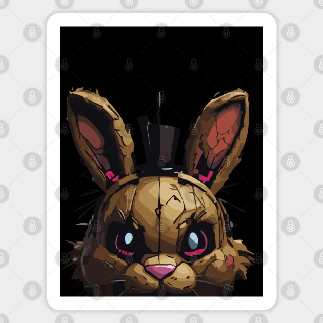 Five night at freddys concept Spingtrap Sticker by Snonfy